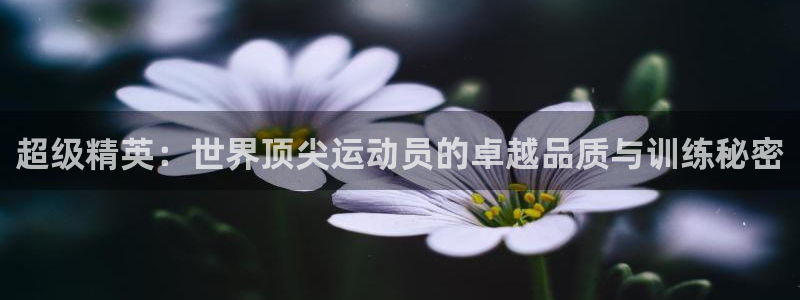 欧亿平台最新登录地址：超级精英：世界顶尖运动员的卓越品质与训