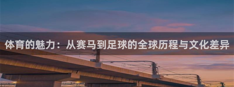 欧亿是什么平台：体育的魅力：从赛马到足球的全球历程与文化差异