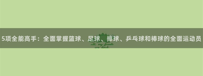  欧亿app官方下载v6.1.39：5项全能高手：全面掌握篮球